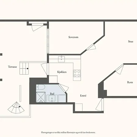 Апартаменты Stylish 2br With Patio And Smart Tv - 10 Min To Bryggen *
