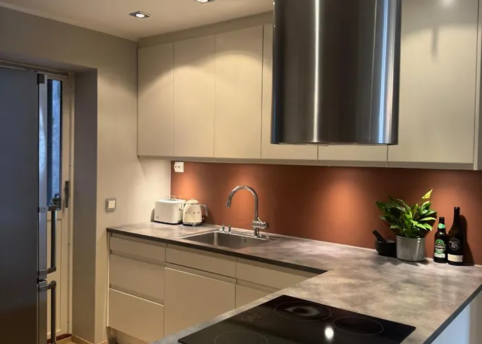 Apartmán Stylish 2br With Patio And Smart Tv - 10 Min To Bryggen