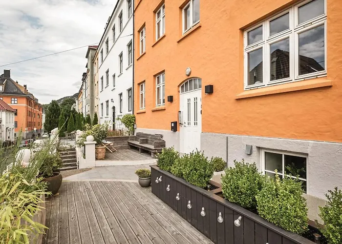 Apartmán Stylish 2br With Patio And Smart Tv - 10 Min To Bryggen