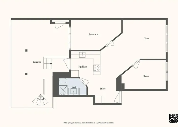 Apartmán Stylish 2br With Patio And Smart Tv - 10 Min To Bryggen *